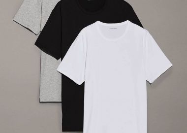Calvin Klein σετ ανδρικά φανελάκια (3 τεμάχια) - LV00NB4185 Γκρι - CALVIN KLEIN - 