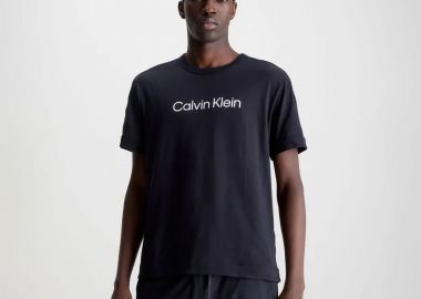 CALVIN KLEIN SOFT GYM T-SHIRT ΜΑΥΡΟ - CALVIN KLEIN PERFORMANCE - 