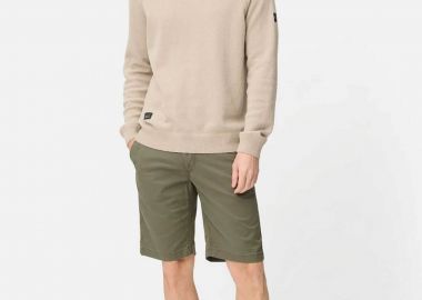 Camel Active ανδρική βερμούδα chino Regular Fit - C261-497R15-7F22 Λαδί - CAMEL ACTIVE - 