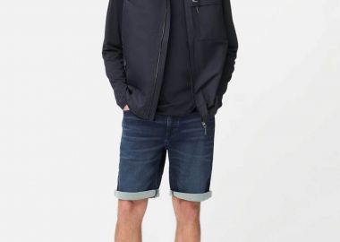 Camel Active ανδρική denim βερμούδα high stretch πεντάτσεπη Regular Fit - C261-498R30-7D15 Denim Blue Σκούρο - CAMEL ACTIVE - 