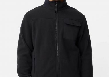 Camel Active ανδρική ζακέτα φούτερ με ψηλό λαιμό Regular Fit - C261-409401-7W37 Μπλε Σκούρο - CAMEL ACTIVE - 