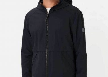 Camel Active ανδρικό jacket με κουκούλα και logo patch Regular Fit - C261-442855-7I23 Μπλε Σκούρο - CAMEL ACTIVE - 