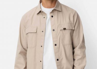 Camel Active ανδρικό overshirt με τσέπες Relaxed Fit - C261-409382-7S82 Μπεζ - CAMEL ACTIVE - 