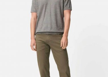 Camel Active ανδρικό παντελόνι πεντάσεπο Regular Fit - C261-488R51-7F18 Λαδί - CAMEL ACTIVE - 