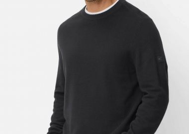Camel Active ανδρικό πουλόβερ structured Regular Fit - C261-409500-7K00 Μπλε Σκούρο - CAMEL ACTIVE - 