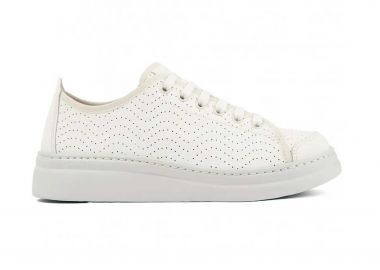 Camper γυναικεία δερμάτινα sneakers μονόχρωμα με διάτρητο σχέδιο 