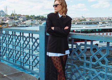 CANDELA γυναίκεια φούστα δαντέλα - SOU - 