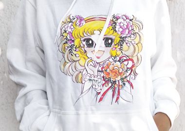 CANDY CANDY WHITE HOODIE - fashionroom - 