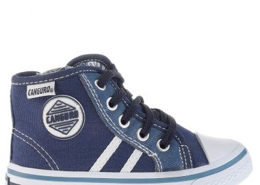 CANGURO Πάνινο Μποτάκι 23-30 - Μπλε - Canguro - 