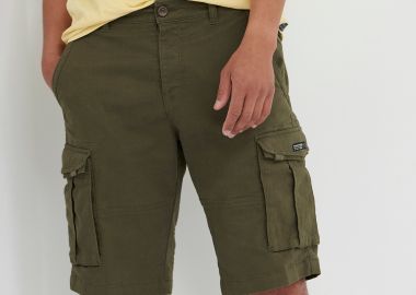 Cargo βερμούδα με ζακάρ ύφανση - FUNKY BUDDHA - 