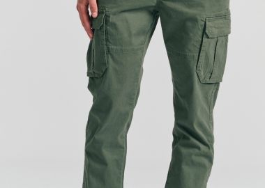 Cargo παντελόνι με cuffed τελείωμα Garage 55. - GARAGE 55 - 