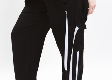 Cargo παντελόνι με φακαρόλα σε μαύρο χρώμα -  - 