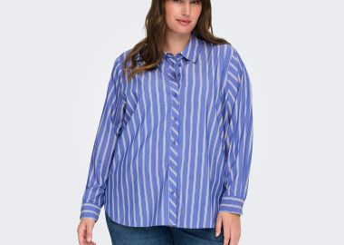 Carliah πουκάμισο από ποπλίνα - ONLY CARMAKOMA - 