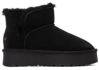 Carmela μαύρο δερμάτινο Australian Boot 162633 - Carmela - 