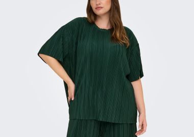 Carravenna μπλούζα plisse - ONLY CARMAKOMA - 