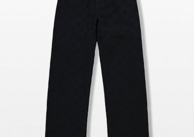 CASABLANCA Ανδρικό Μαύρο Denim Monogram Jeans - CASABLANCA - 