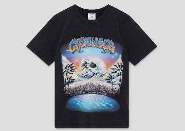 CASABLANCA Ανδρικό Μαύρο La Prémonition T-Shirt - CASABLANCA - 