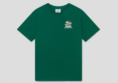 CASABLANCA Ανδρικό Πράσινο Montagne Ondulèe T-Shirt - CASABLANCA - 