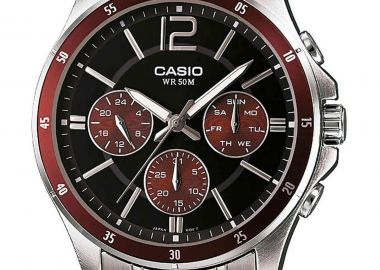 CASIO Collection - MTP-1374PD-5AVEF, Silver case with Stainless Steel Bracelet - Casio - 
