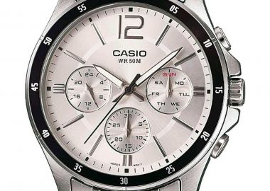 CASIO Collection - MTP-1374PD-7AVEF, Silver case with Stainless Steel Bracelet - Casio - 