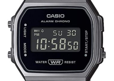 CASIO Collection Chronograph - A-168WEMB-1BEF, Grey case with Stainless Steel Bracelet - Casio - 