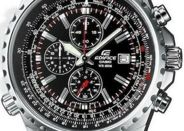 CASIO Edifice Chronograph - EF-527D-1AVUEF, Silver case with Stainless Steel Bracelet - Casio - 