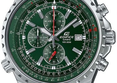 CASIO Edifice Chronograph - EF-527D-3AVUEF, Silver case with Stainless Steel Bracelet - Casio - 