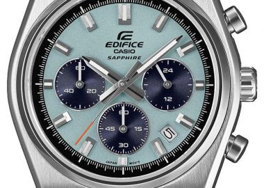 CASIO Edifice Chronograph - EFB-730D-2BVUEF, Silver case with Stainless Steel Bracelet - Casio - 