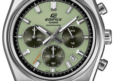 CASIO Edifice Chronograph - EFB-730D-3AVUEF, Silver case with Stainless Steel Bracelet - Casio - 