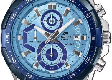 CASIO Edifice Chronograph - EFR-539DE-2AVUEF, Silver case with Stainless Steel Bracelet - Casio - 