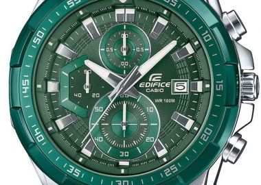 CASIO Edifice Chronograph - EFR-539DE-3AVUEF, Silver case with Stainless Steel Bracelet - Casio - 