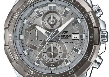 CASIO Edifice Chronograph - EFR-539DE-8AVUEF, Silver case with Stainless Steel Bracelet - Casio - 