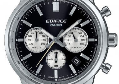 CASIO Edifice Chronograph - EFR-575D-1AEF, Silver case with Stainless Steel Bracelet - Casio - 