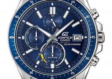 CASIO Edifice Chronograph - EFS-S510D-2AVUEF, Silver case with Stainless Steel Bracelet - Casio - 
