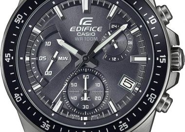 CASIO Edifice Chronograph - EFV-540DC-1CVUEF, Anthracite case with Stainless Steel Bracelet - Casio - 