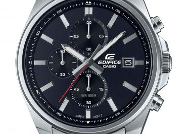 CASIO Edifice Chronograph - EFV-610D-1AVUEF, Silver case with Stainless Steel Bracelet - Casio - 