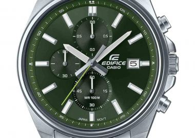 CASIO Edifice Chronograph - EFV-610D-3CVUEF, Silver case with Stainless Steel Bracelet - Casio - 