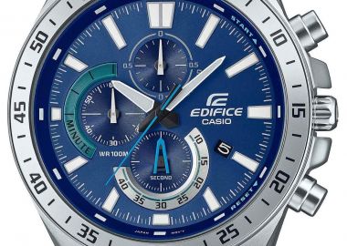CASIO Edifice Chronograph - EFV-620D-2AVUEF, Silver case with Stainless Steel Bracelet - Casio - 