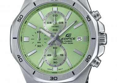 CASIO Edifice Chronograph - EFV-640D-3AVUEF, Silver case with Stainless Steel Bracelet - Casio - 
