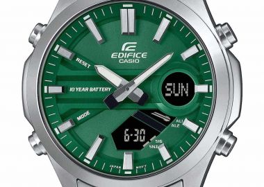 CASIO Edifice Chronograph - EFV-C120D-3AEF, Silver case with Stainless Steel Bracelet - Casio - 