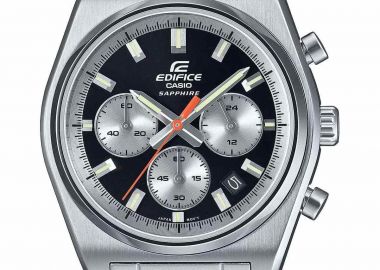 CASIO Edifice Motorsports Chronograph - EFB-730D-1AVUEF, Silver case with Stainless Steel Bracelet - Casio - 