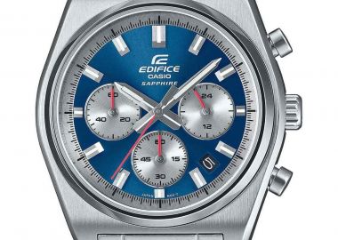 CASIO Edifice Motorsports Chronograph - EFB-730D-2AVUEF, Silver case with Stainless Steel Bracelet - Casio - 
