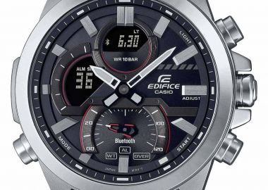 CASIO Edifice Smartwatch Bluetooth Chronograph - ECB-30D-1AEF, Silver case with Stainless Steel Bracelet - Casio - 