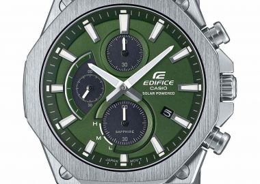 CASIO Edifice Solar Chronograph - EFS-S570D-3AUEF Silver case with Stainless Steel Bracelet - Casio - 