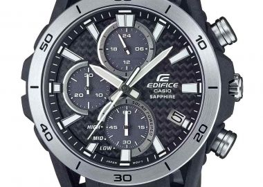CASIO Edifice Solar Chronograph - EFS-S640D-1AVUEF Silver case with Stainless Steel Bracelet - Casio - 