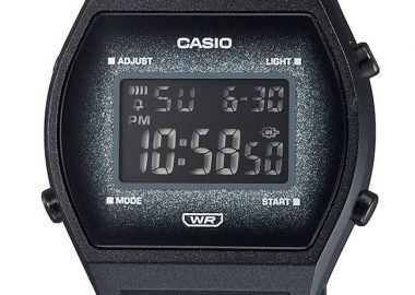 CASIO Vintage - B-640WBG-1BEF, Black case with Stainless Steel Bracelet - Casio - 