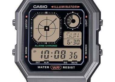 CASIO Vintage Collection - A-130WEGG-1AEF Grey case with Stainless Steel Bracelet - Casio - 