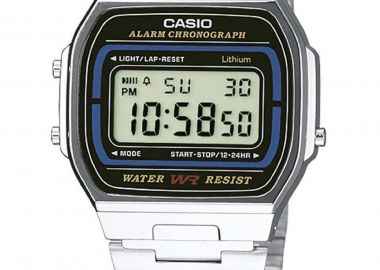 CASIO Vintage Collection - A-164WA-1VES, Silver case with Stainless Steel Bracelet - Casio - 