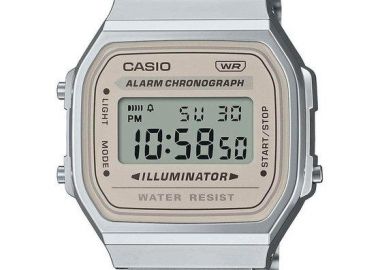 CASIO Vintage Collection - A-168WA-8AYES, Silver case with Stainless Steel Bracelet - Casio - 