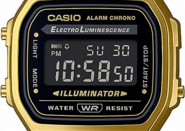 CASIO Vintage Collection - A-168WEGB-1BEF, Gold case with Stainless Steel Bracelet - Casio - 